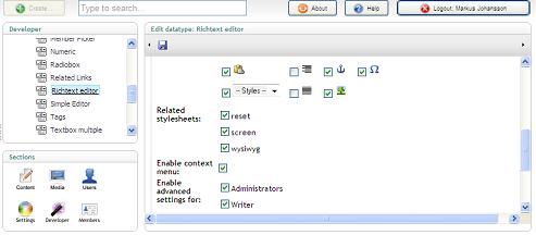 Datatypes _richtext _css